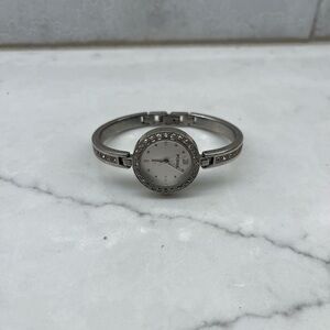 Fossil Silver Women's Watch with Crystal Accents